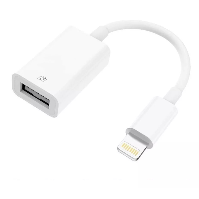 Cabo Otg Usb Compatível Com iPhone E iPad Pendrive Teclado