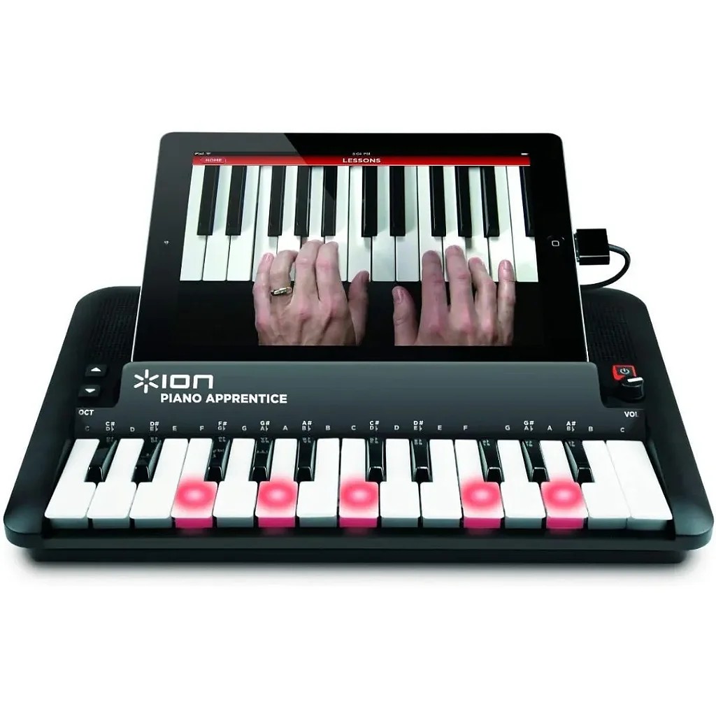 Teclado 25 Teclas Com Iluminação E Conexão Para iPad iPhone ou iPod