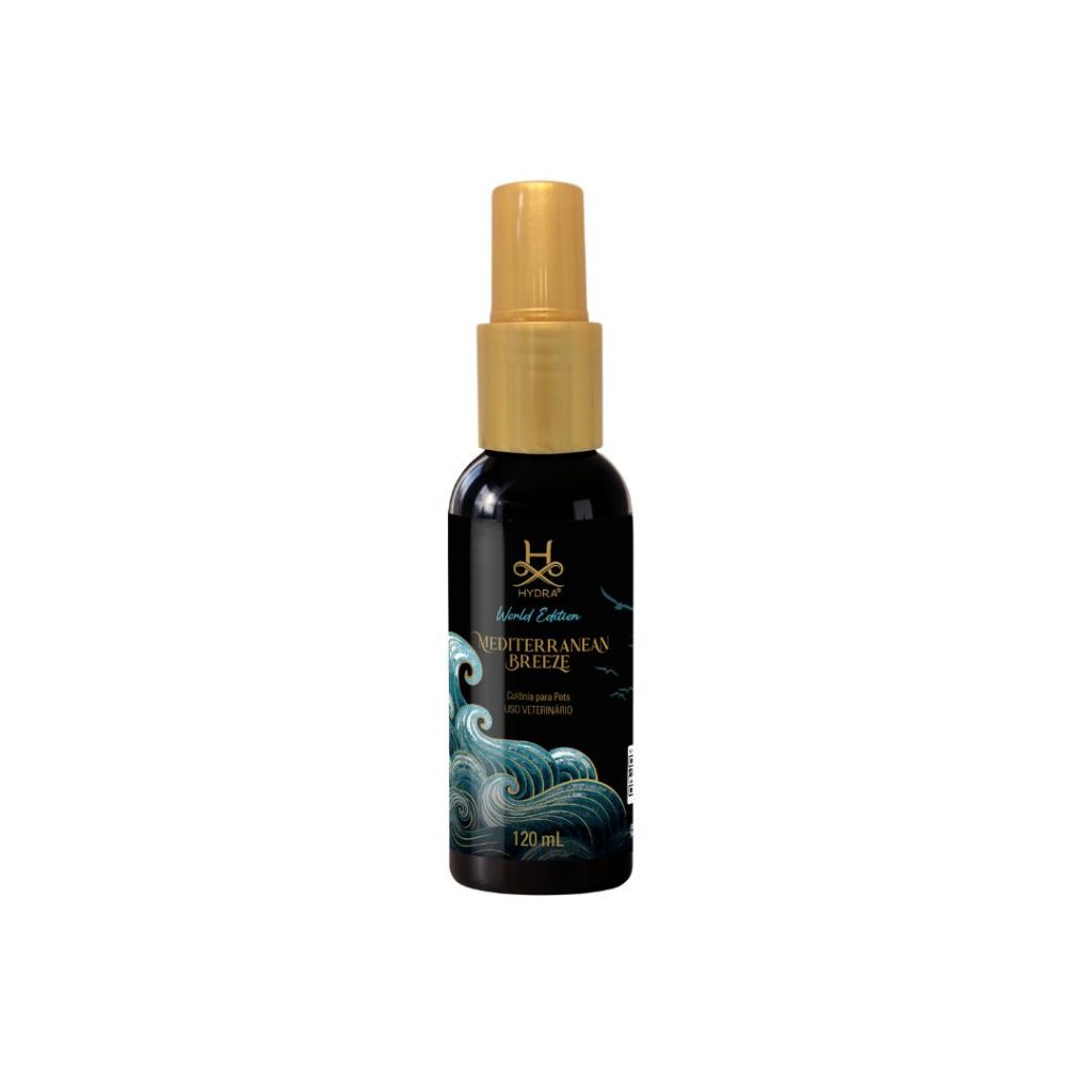 Colônia Pet Para Cachorro Gato Hydra World Edition Mediterranean Breeze 120mL