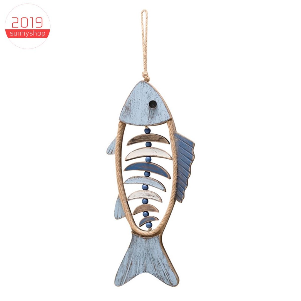 💖Decoração De Parede De Peixe De Madeira , Antiga Náutico , Esculpida À Mão , Para Tema De Praia Mediterrânea