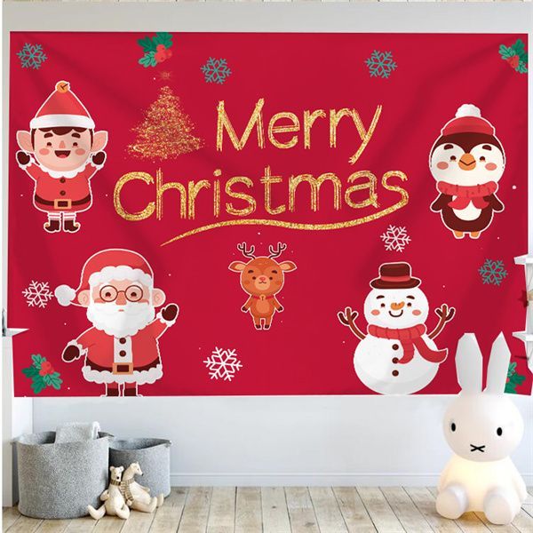 layout De Cena De Natal Decoração Pano De Fundo Pendurado Cartaz De Quarto De Idosos Cobertor Parede Jardim De Infância