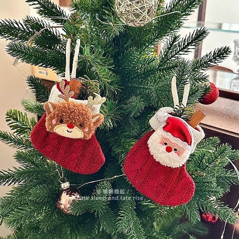 Natal Bonito Meias Pingente layout Decoração Do Quarto Criativo Presente De Atmosfera Quarto20260914