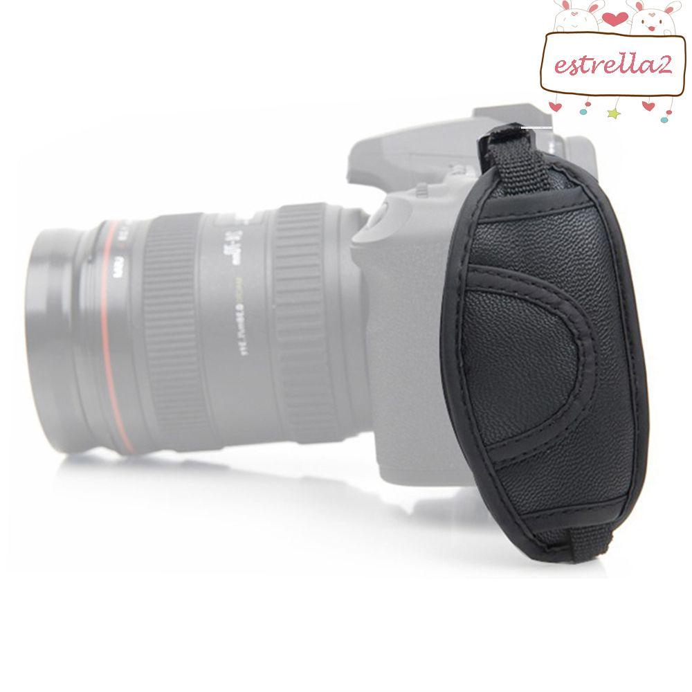 AESTRELLA Hand Grip Câmera Digital Alça De Couro PU Portátil Bolsa Pulso