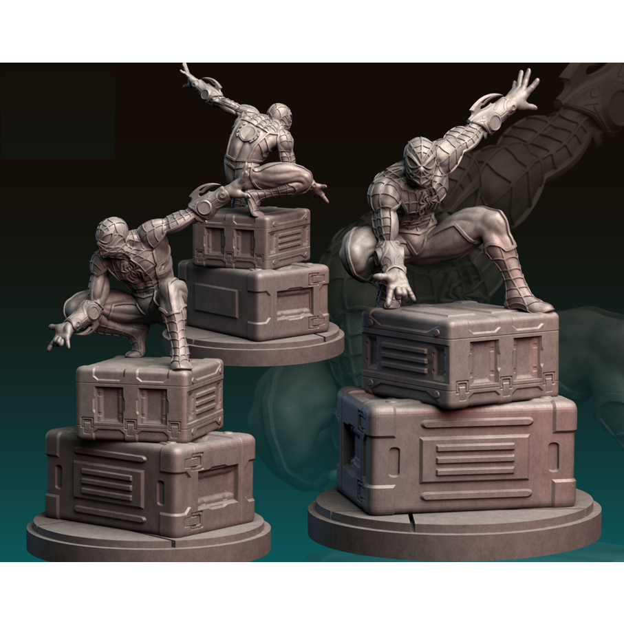Miniatura para RPG ou Coleção – Homem Aranha Stelf – Legion miniatures