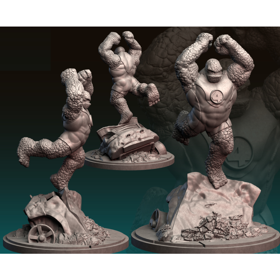 Miniatura para RPG ou Coleção – Coisa Quarteto Fantástico – Legion miniatures