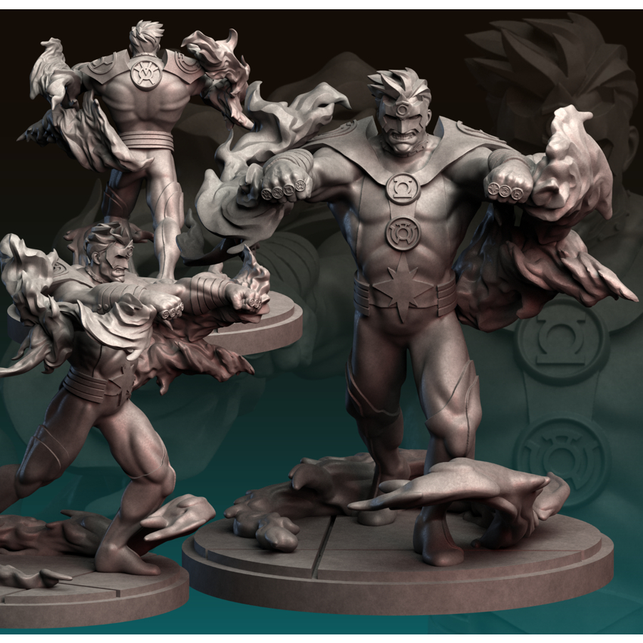 Miniatura para RPG ou Coleção – Kyle Rainer / Hibird Lantern - Legion miniatures