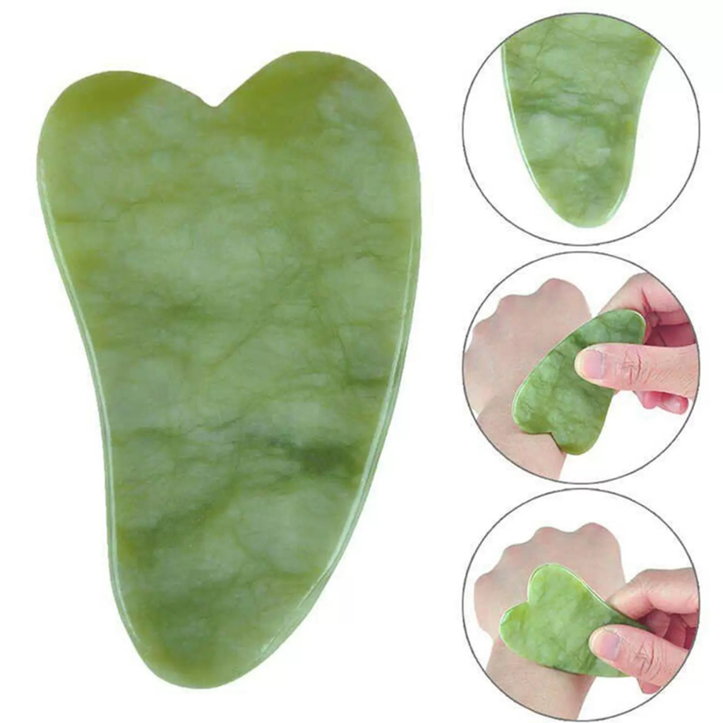 Gua-Sha Jade em pedra Jade original