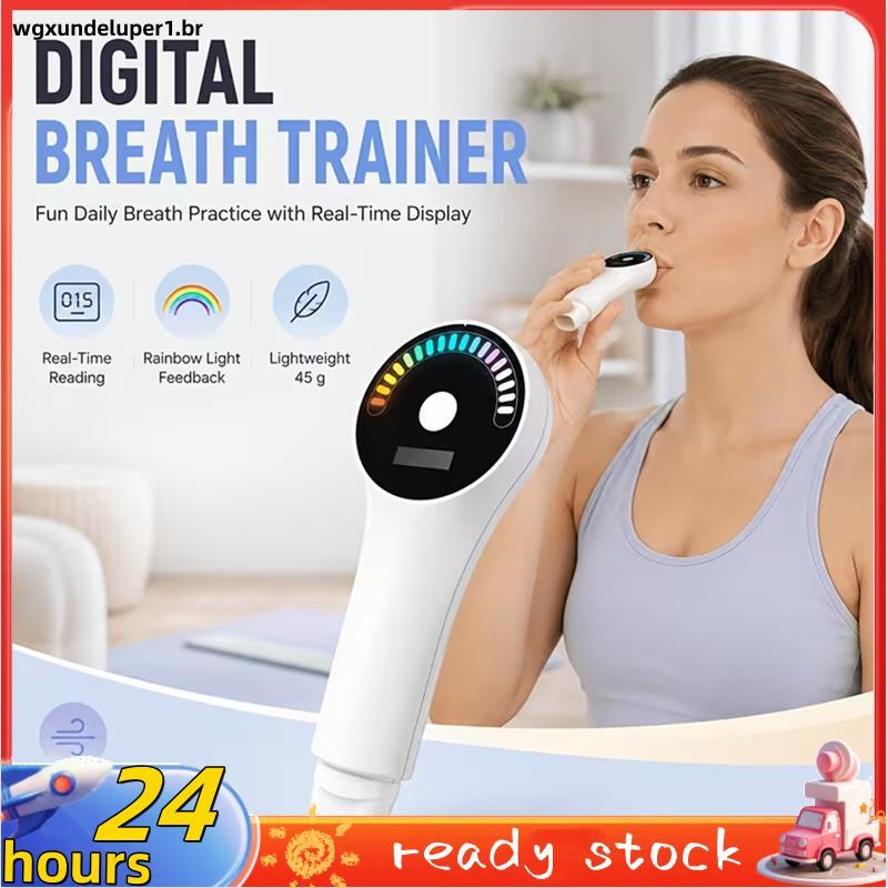Portátil Para Cantar , Instrumento De Voz Prática Dispositivo De Treinamento De Respiração Digital Com Display LED , Fer