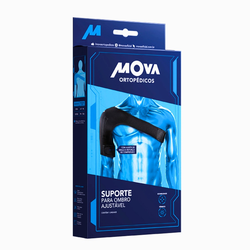 🔥 QUEIMA DE ESTOQUE Suporte para Ombro Mova NEO | Ajustável P/M | Últimas Unidades