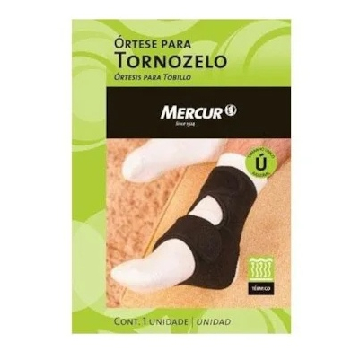 Tornozeleira Esporte Ajustável Mercur (Ref. BC0041) - Tamanho Único: Suporte e Estabilidade para Atletas