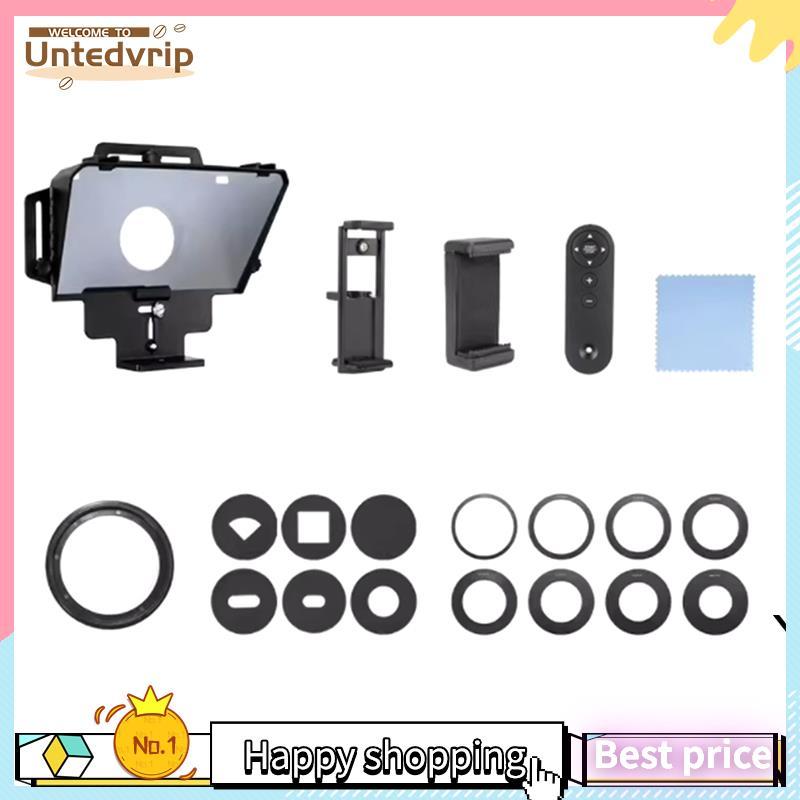 Teleprompter Universal F8 Para Tablets , Laptops , Smartphones , Câmeras Transmissão E Gravação Ao Vivo Com Tela Grande