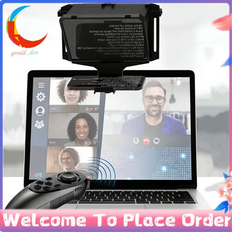 Teleprompter Portátil De 7.5 Polegadas , Suporta Modo/Desktop/Monitor , Controle Remoto Para Smartphones , Tablets E Câm