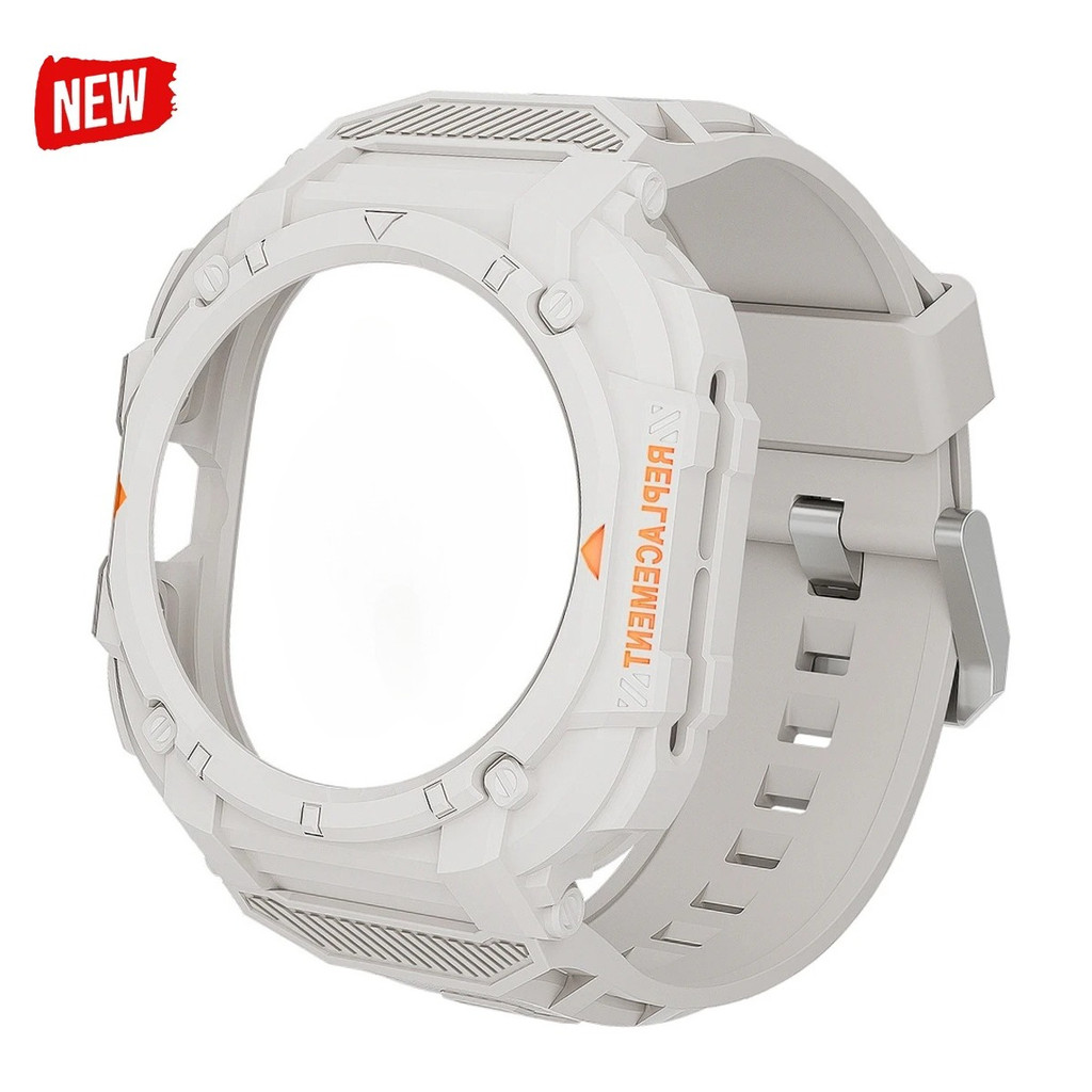 Capa + Alça Para Samsung Watch Ultra Armor All-in-One TPU Strap Galaxy 2025/47mm Case Band