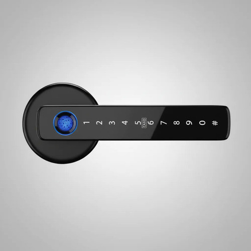 Fechadura Digital Biométrica Aitek Sigma FE10 Digital Senha Cartão RFID Chave Liga Alumínio Smart Lock Residencial