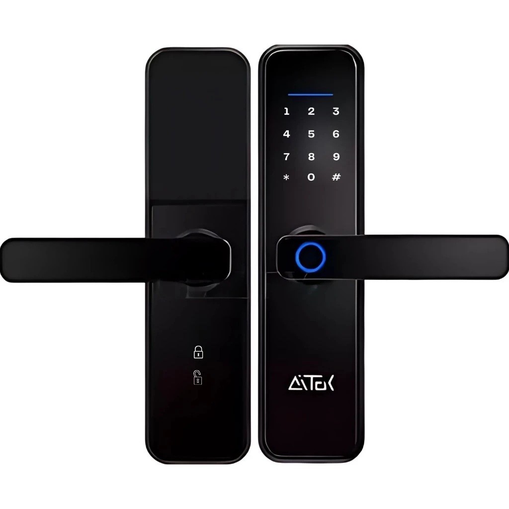 Fechadura Inteligente Digital Biometria Tag e Senha SIGMA-FE05 AITEK