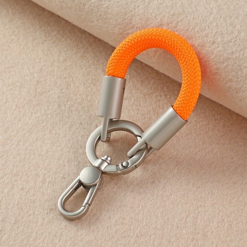 1Pc 360 ° Mini Cordão Giratório Para Dedo , Chaveiro Durável Anti-Perda Com Alça De Telefone Remendo Universal Grátis
