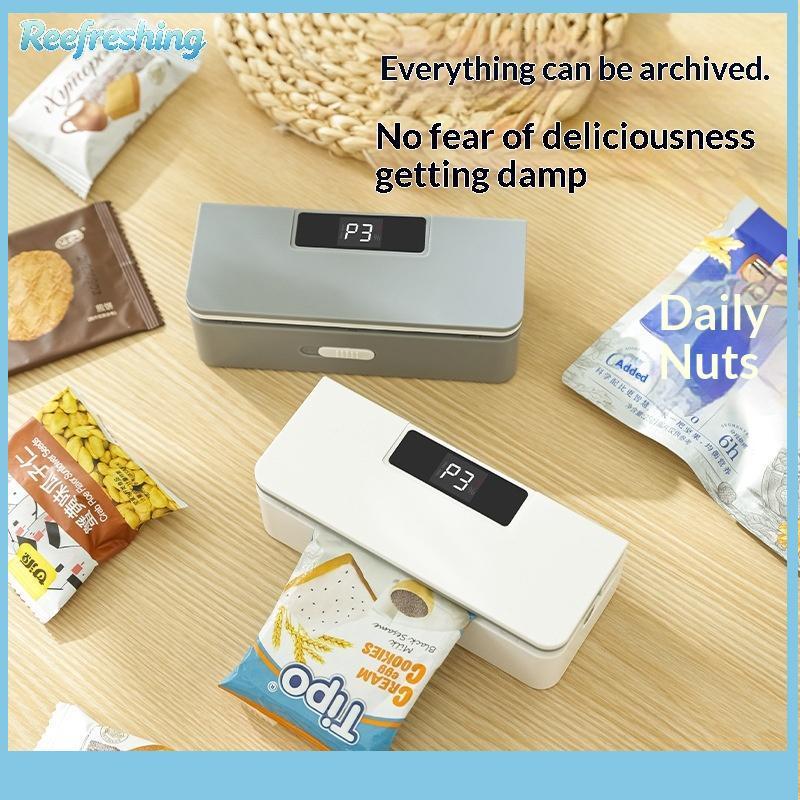 Reefrescante Mini Saco Plástico Aferidor Portátil Máquina De Selagem Térmica Recarregável 1PC Adequado Para Casa Cozinha