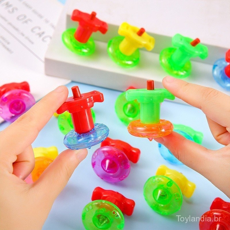 1pc Mini Giroscópio Criativo Pião Nostálgico Brinquedo Infantil Torque Presente de Jardim CBNU