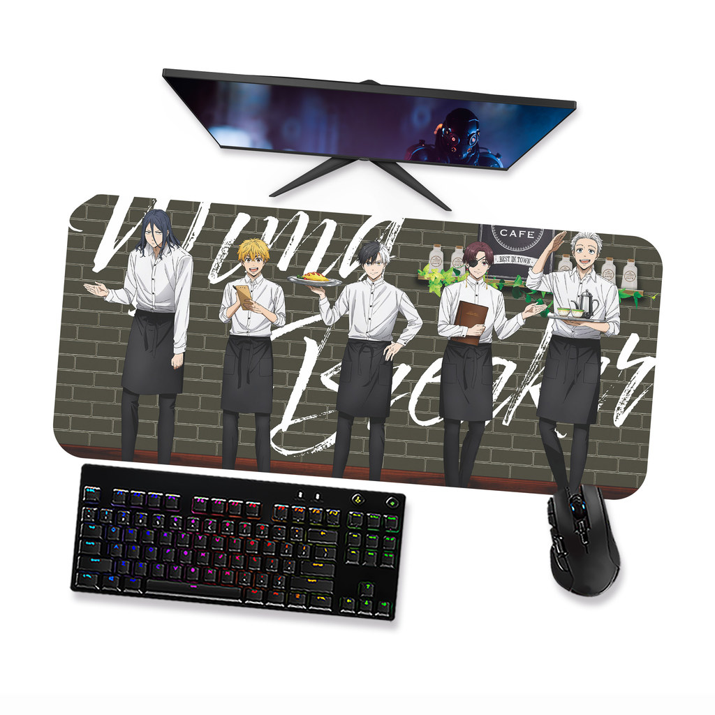 Mousepad WIND BREAKER 2 Gamer Grande 90x40 70x30 Speed Antiderrapante Borda Costurada