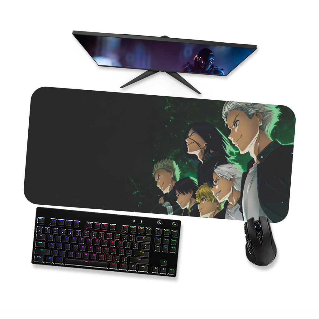 Mousepad WIND BREAKER 3 Gamer Grande 90x40 70x30 Speed Antiderrapante Borda Costurada
