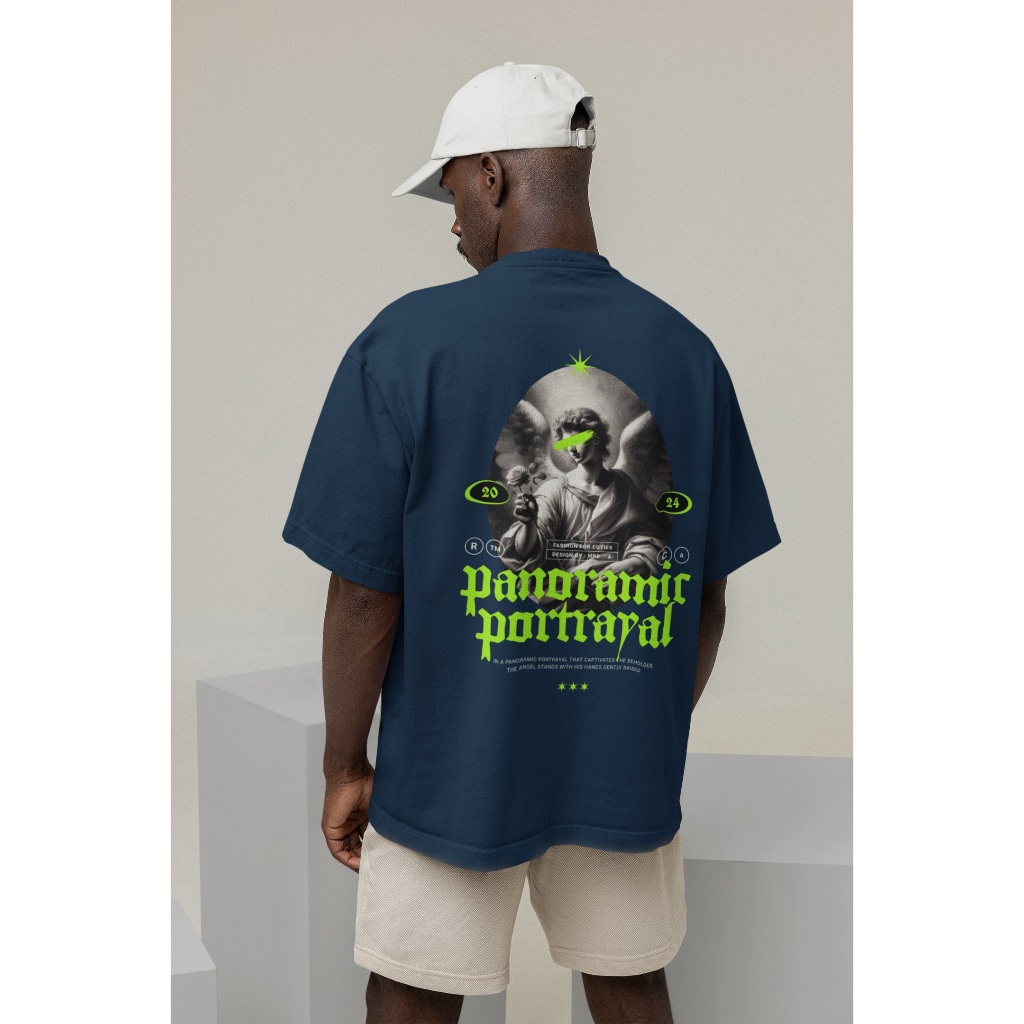 Camiseta Oversized StreetWear Panoramic Estampa nas Costas Estilosa