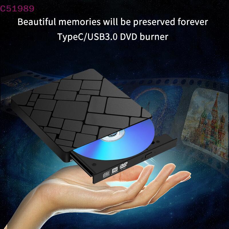 [kaan] TypeC + USB 3.0 Unidade Blu-ray Externa CD24X Ferramentas De Alta Velocidade E Adaptador De Gravador De Queima Dv