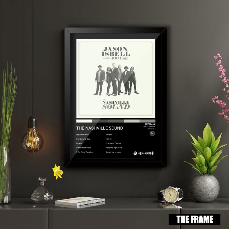 Quadro Decorativo A4/A3 Spotify Jason Isbell and the 400 Unit Album The Nashville Sound