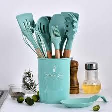 Kitchen & Dining Silicone Kit Utensílios Cozinha 12 Peças 12cm