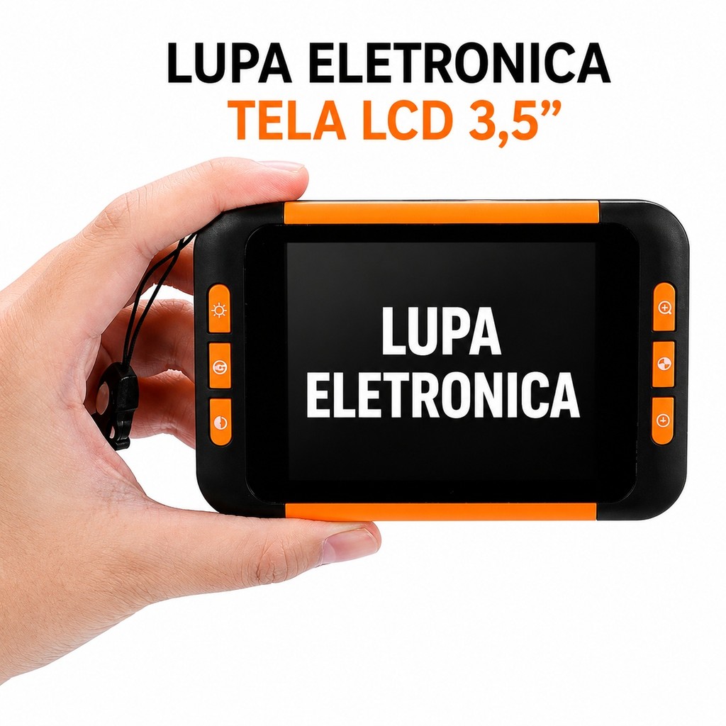 Lupa Digital Portátil Handheld LCD 3,5