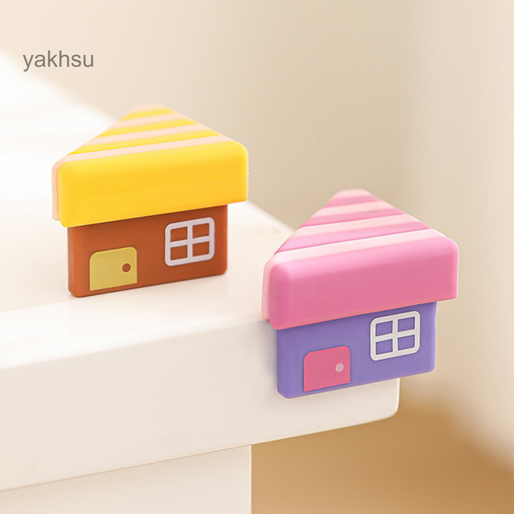 2pcs Baby Safety Corner Protectors Self-adhesive Anti-collision Table Desk Edge Guards Child Proof Right Angle Furniture