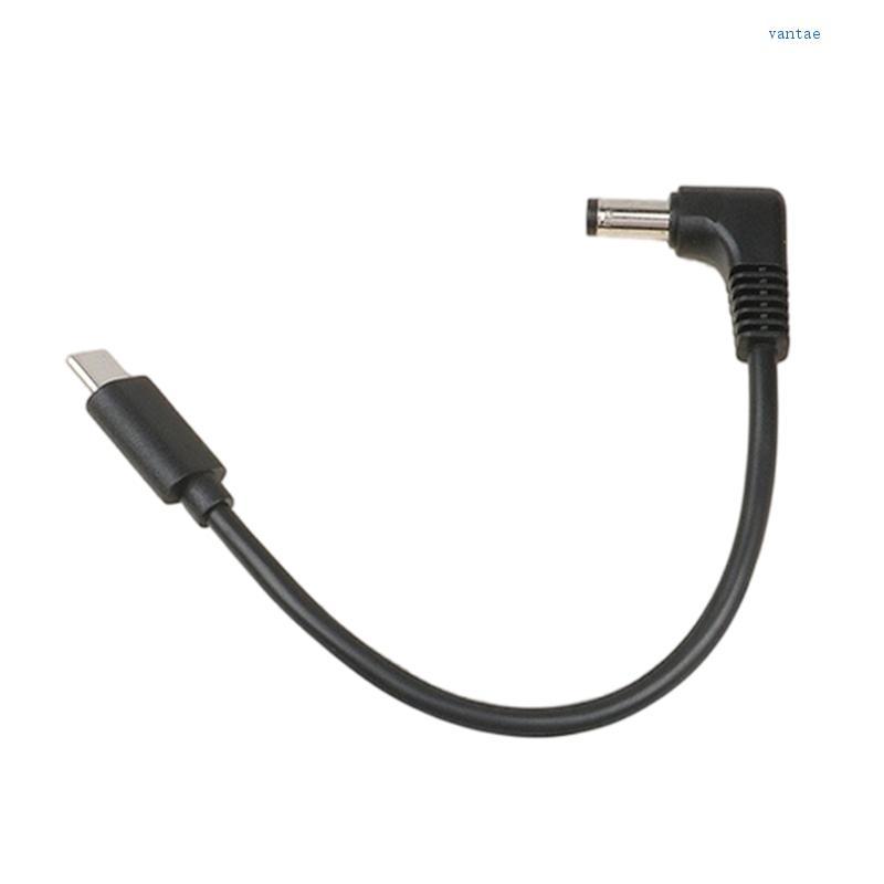 USB C to 12VDC Power Cable, Right Angle 5.5X2.1Mm Router Cord