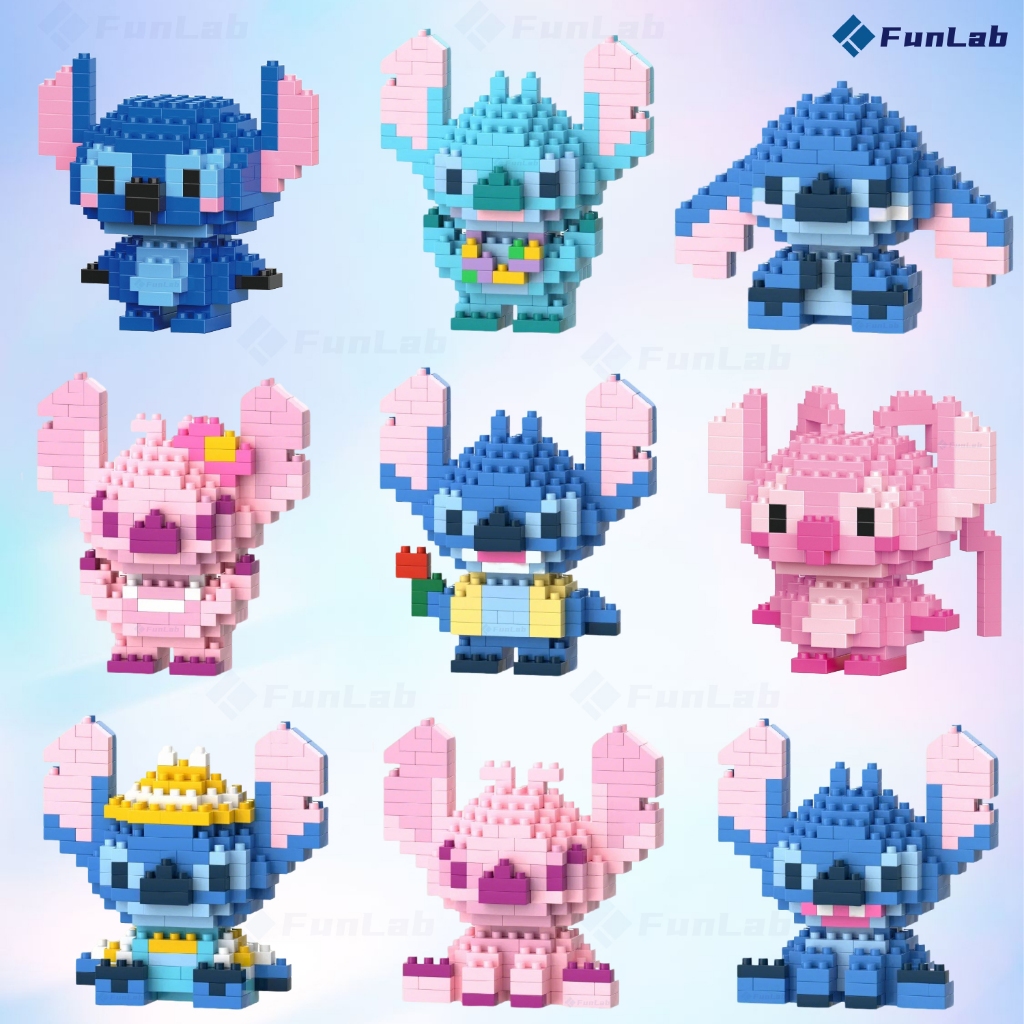 Kit Mini Blocos de Montar Criativo Brinquedo DIY Figura Fofa Presente de Natal