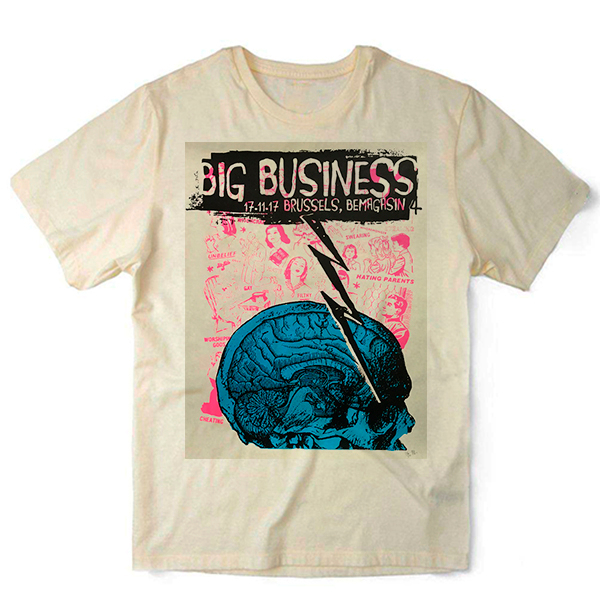Camiseta Algodao Big Business Banda Heavy Metal Rock Poster Caveira Skull