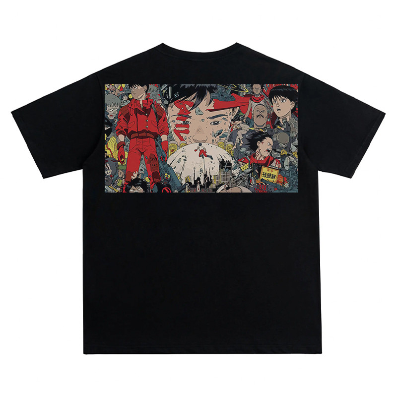 YoungGuns Akira Big Explosion 270g Heavy ins Homens Mulheres Manga Curta Solta Casual Camiseta de Algodão A17