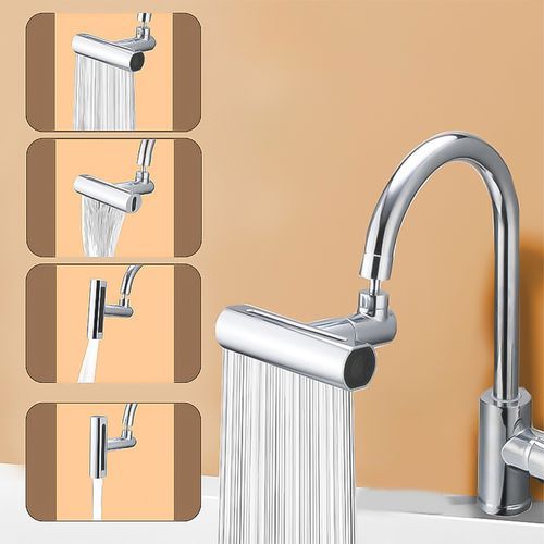 Extensor Torneira Giratório 360 Graus Bocal Ajustável Economizador Água Bico Refil Flexible