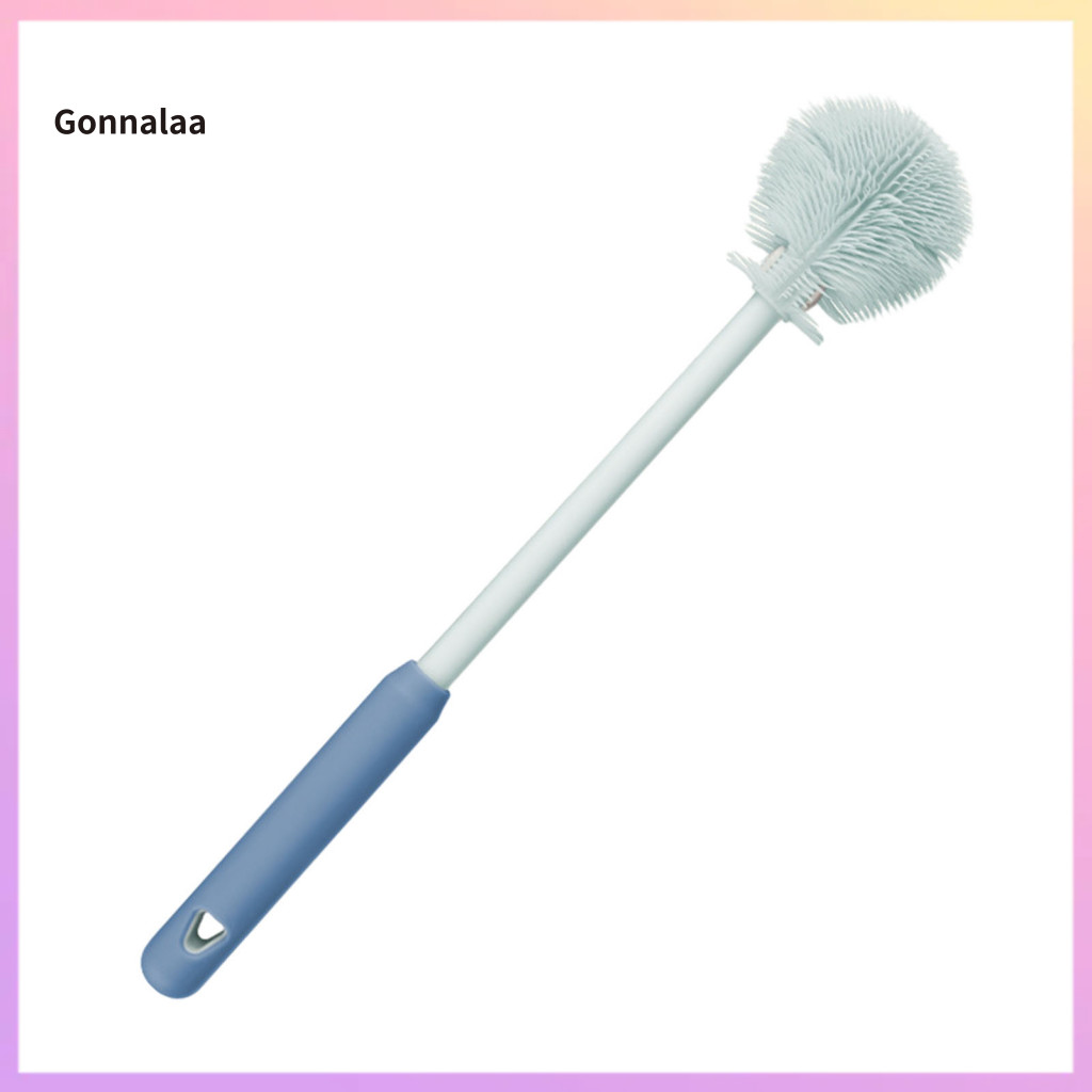 Cup Brush Silicone Bottle Bpa-free Food-grade Baby Cleaner with 360° Flexible Soft Bristles Hygienic for Bottles and Na