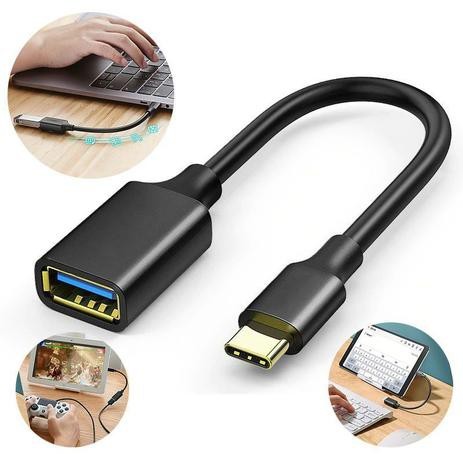 Cabo Adaptador Otg Fêmea x Tipo C Type C Pendrive Usb 2.0 Celular KAP-OTG-TY
