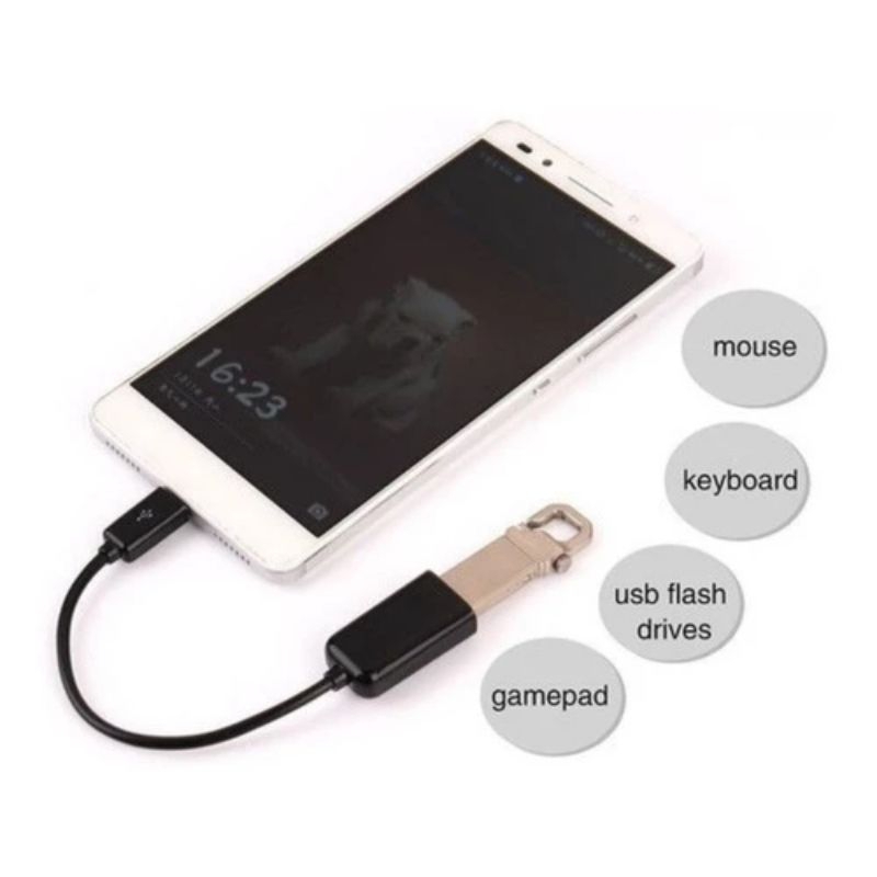 Cabo Otg Tipo C Adaptador Type C Para Pendrive Usb Fêmea Celular Smatphones