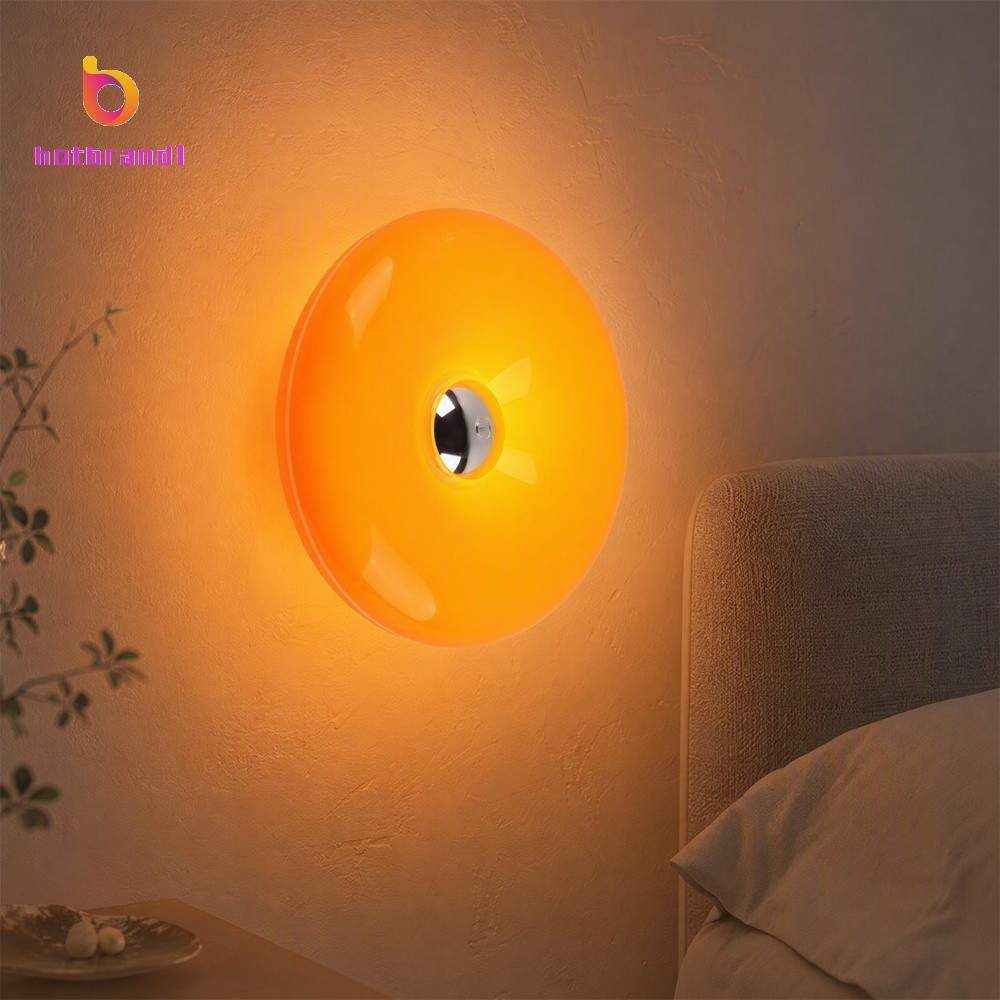 Donut Shape Ambient Night Light Touch Lamp Arandela Decoração De Quarto
