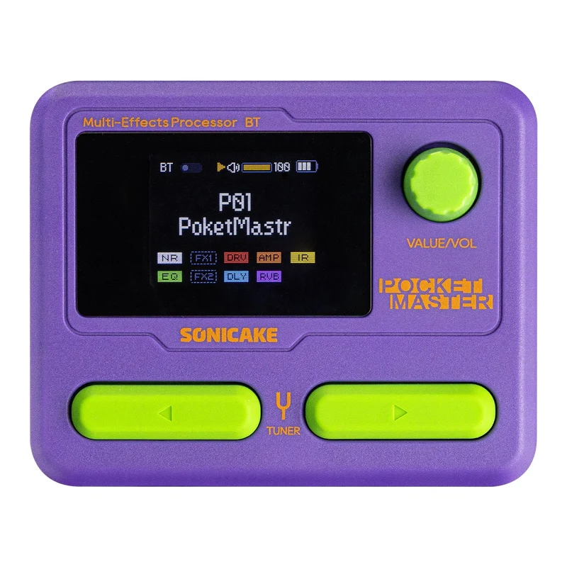 SONICAKE Pocket Master Compacto Guitarra Baixo (Estoque no Brasil, NF e Garantia).