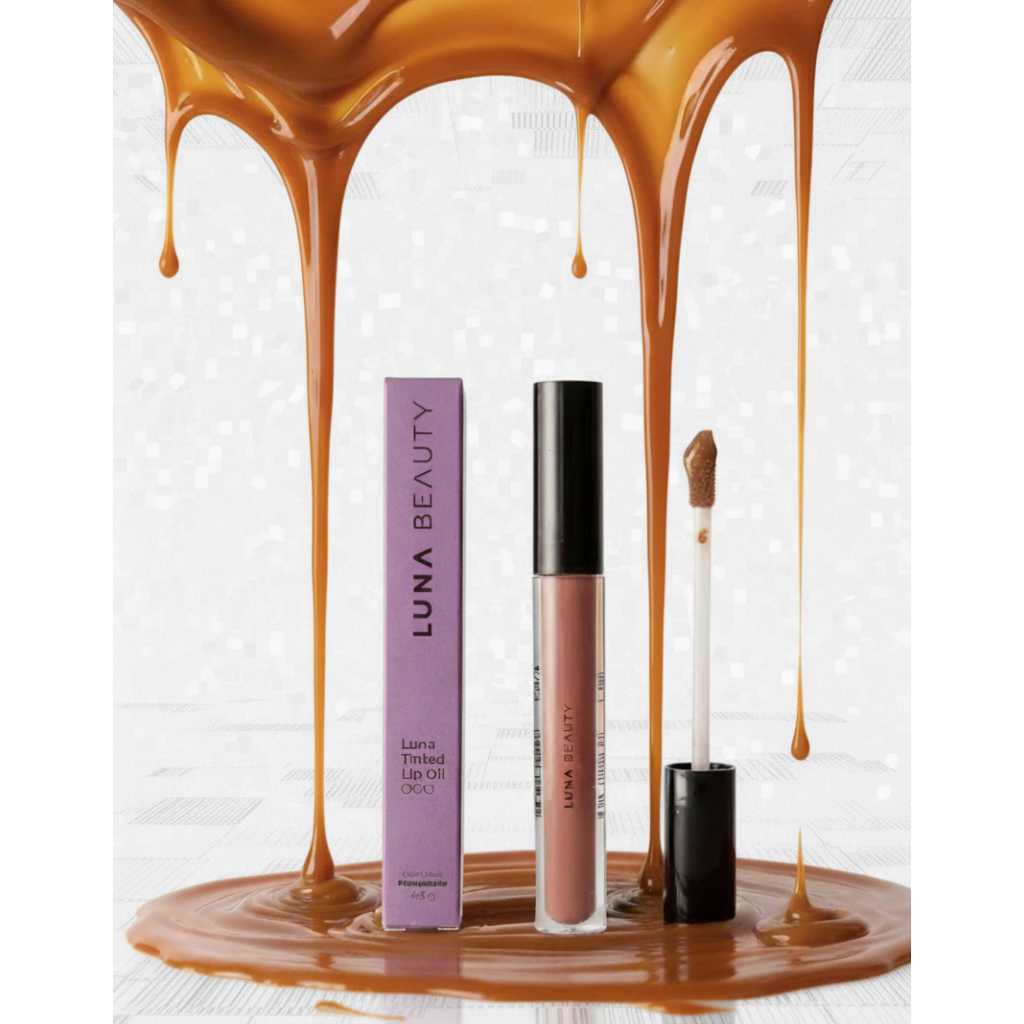 Lip Oil Luna Beauty Amor Próprio Nude Ultra Pigmentado Gloss Batom Brilho