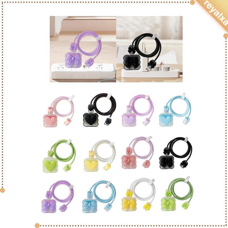 [Reyalxa] Protetor De Cabo DIY Carregadores Capa Protetora USB Lightning-C De Dados Caso Carregador Fio Saver TPU Soft D