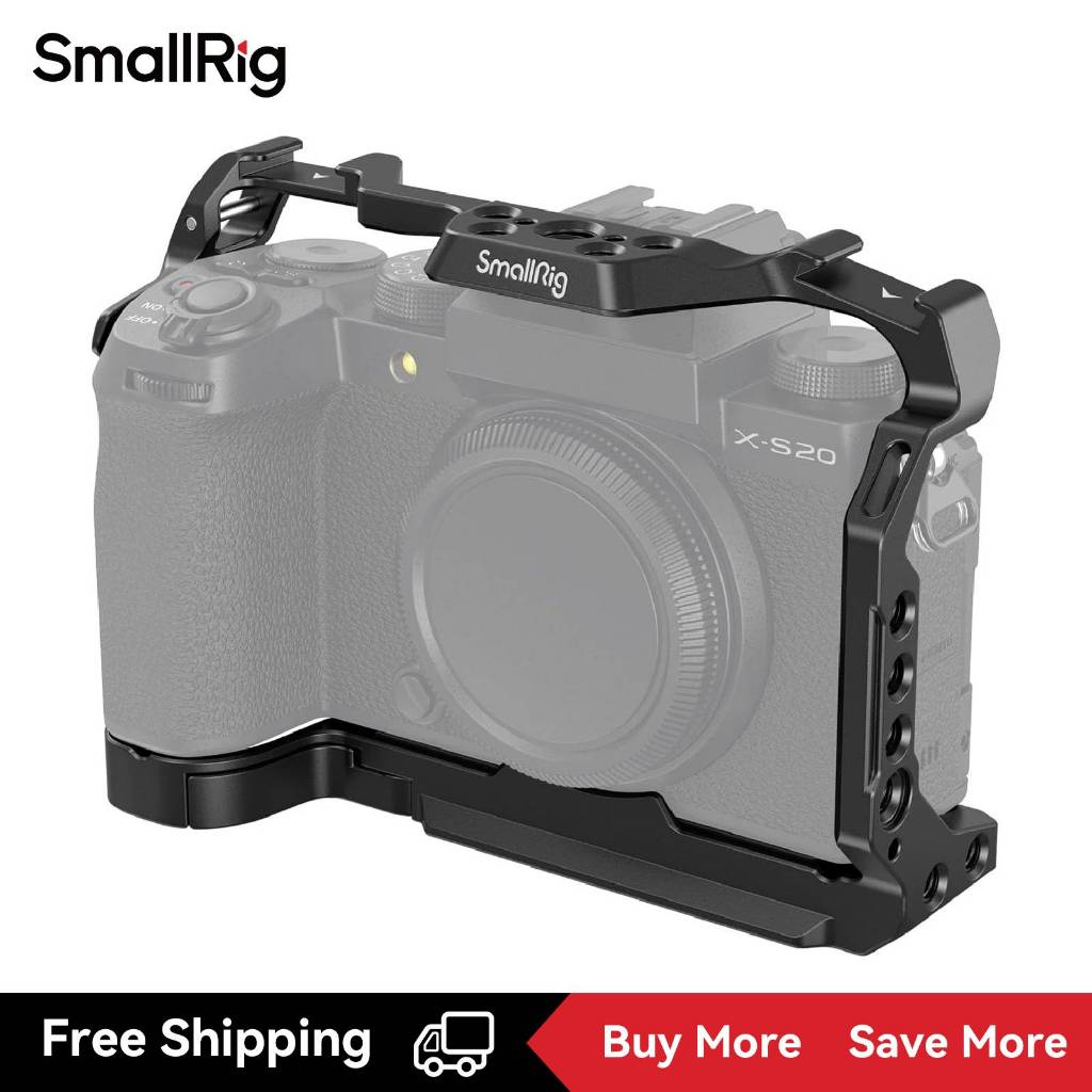 SmallRig Cage for FUJIFILM X-S20 , Aluminium Gaiola Completa De Liga , w/Quick Placa De Liberação Para Arca-Suiça , Fotografia , Criadores De Vídeo 4230