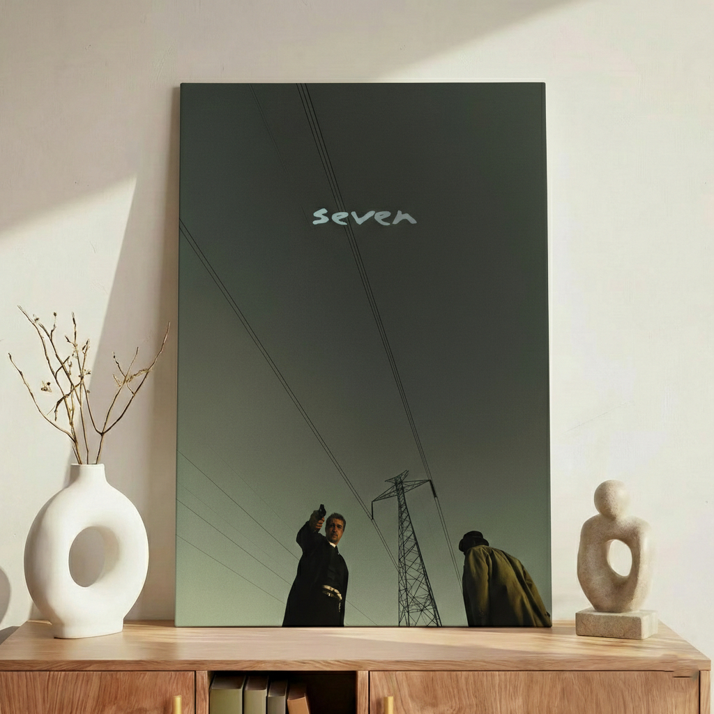 Quadro Decorativo Filme Seven – Dark Aesthetic Cinema Premium Poster