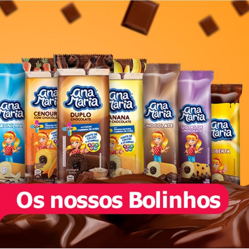 KIT Bolinho Recheado Ana Maria com 30 unidades Kids escola férias infantil praia cinema  lembranças de aniversário