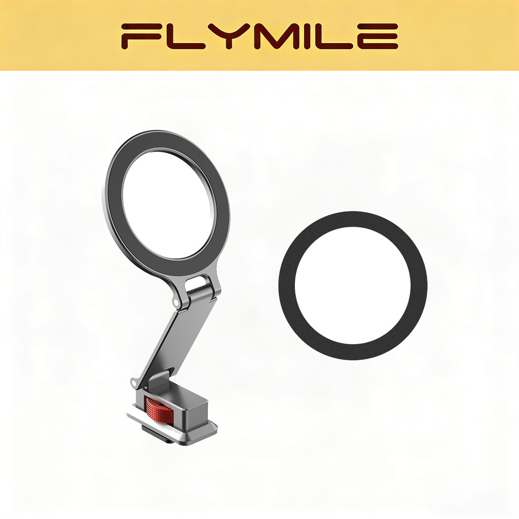 Tripé Magnético Flymile Para iphone 18/17/16/15/14 Pro Alumínio 1/4 Parafuso Suporte De Telefone Mesa Academia Tripés Pó