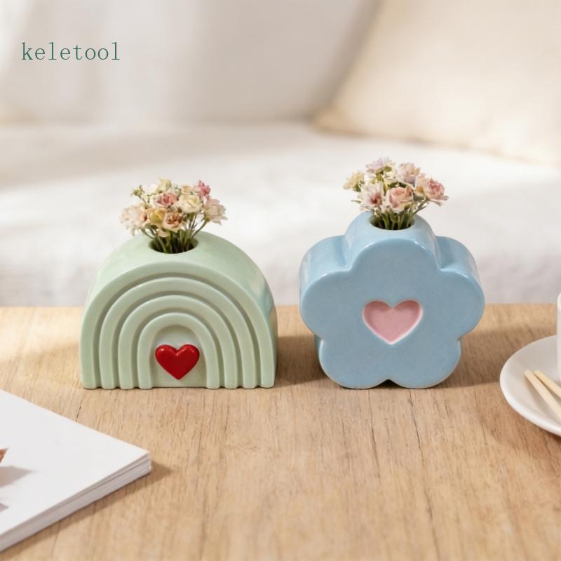Molde Silicone Kele Charm Heart And Flower House Ótimo Para Criação