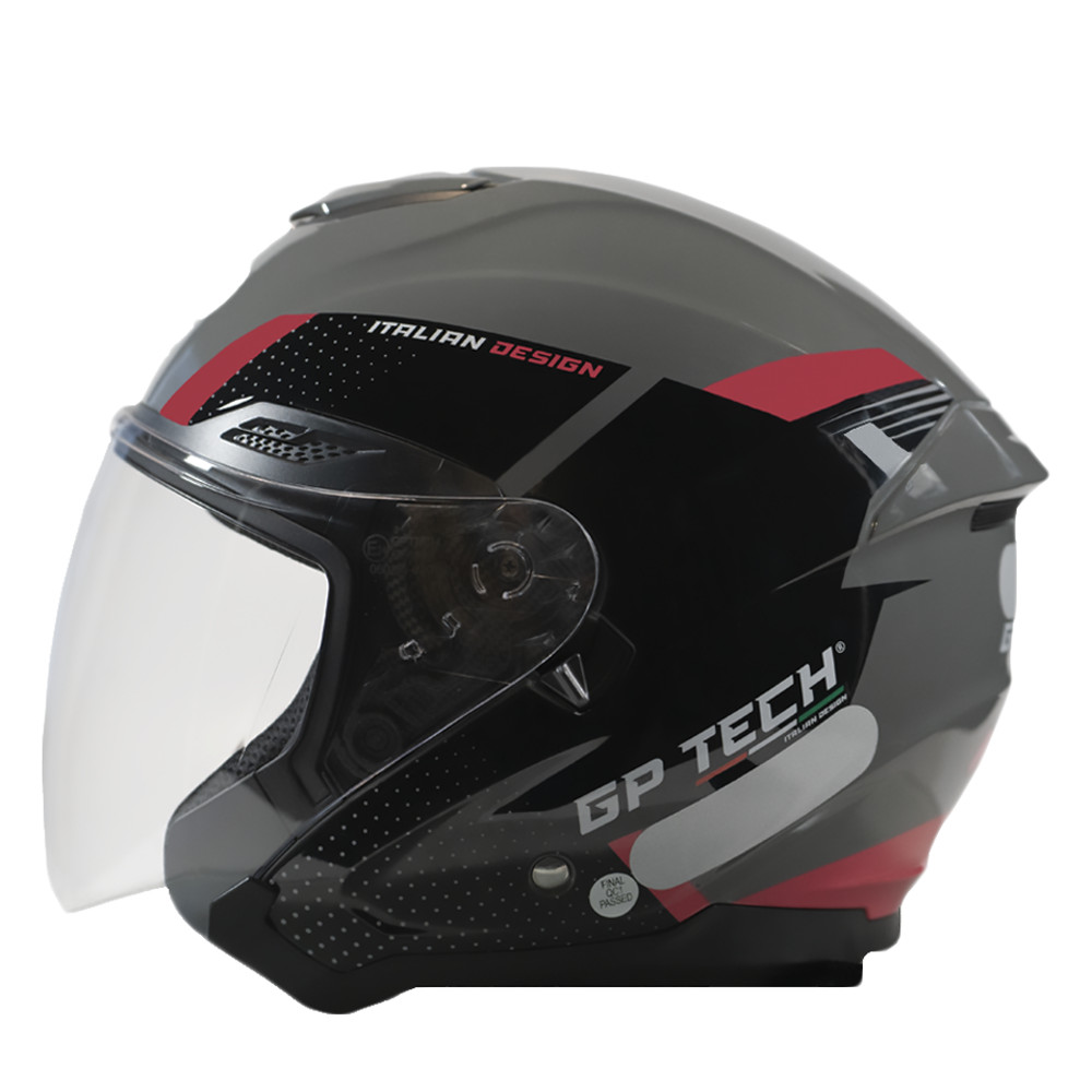 CAPACETE FEMININO GP TECH OPEN OF669 RUNNER ABERTO ROSA