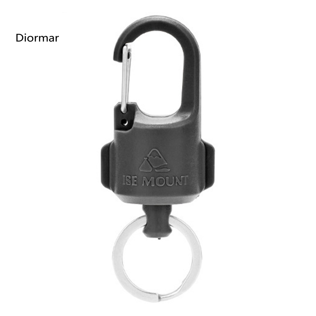 Heavy Duty Keychain Magnetic Carabiner Clip Quick Release Key Ring Holder for Camping Climbing Hiking Backpacking – Po