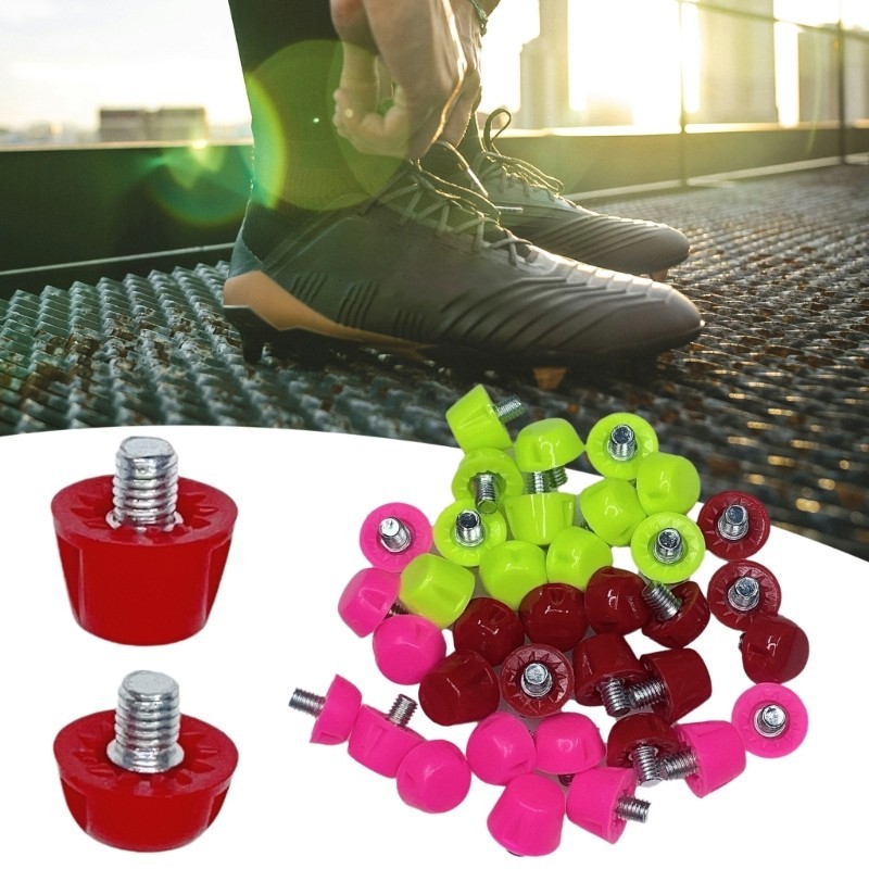 12Pcs 5MM Threaded Football Shoes 10mm/7mm Football Shoe Replacement Spikes Set